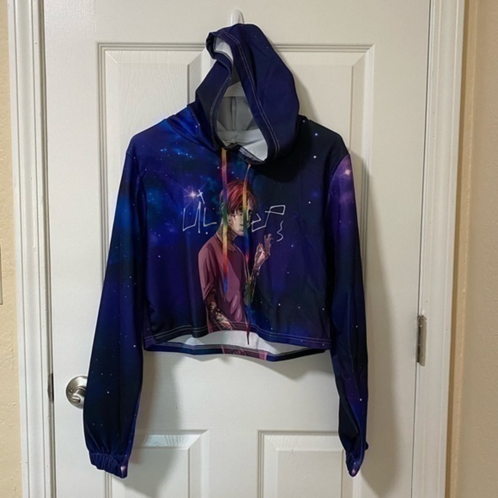 Women | Galaxy Crop Hoodie